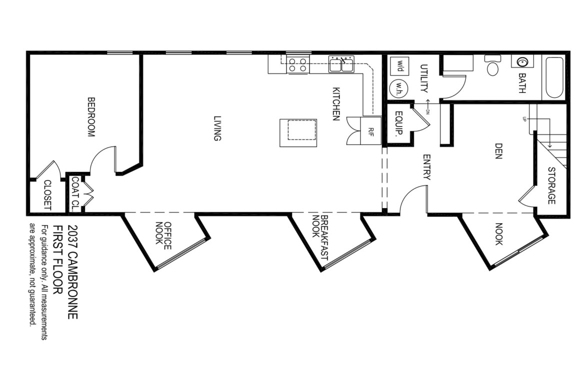 Floor plan of 2037 Cambronne - First floor