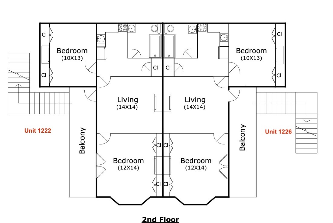 Delachaise Floor Plan Second-Floor