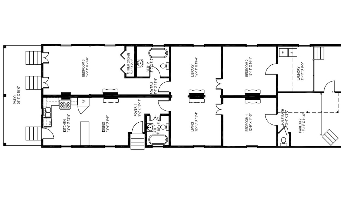 1042 Mazant Street floor plan