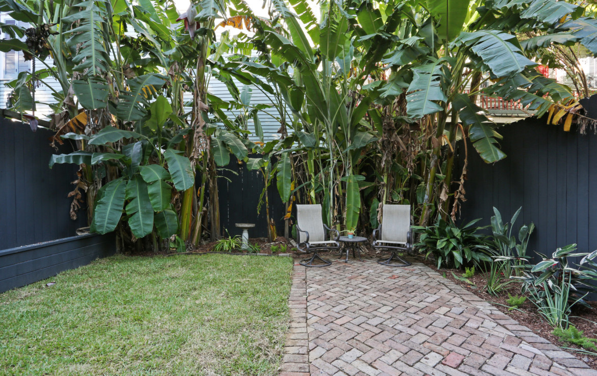 Backyard with patio