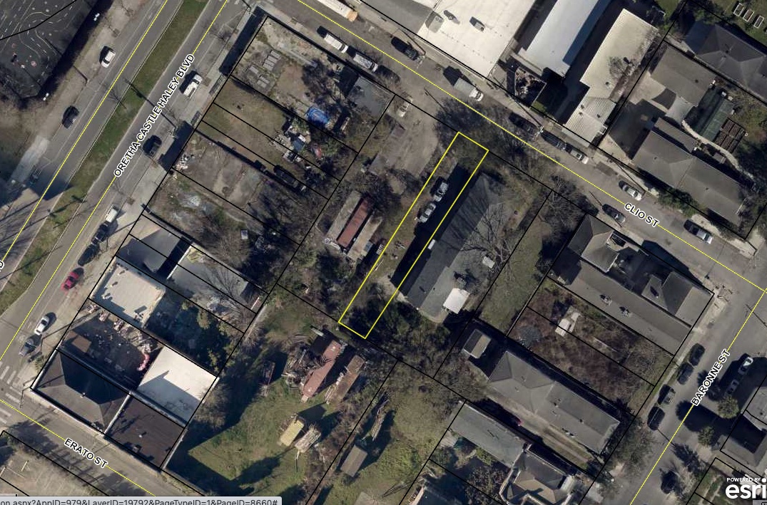 satellite view of house property