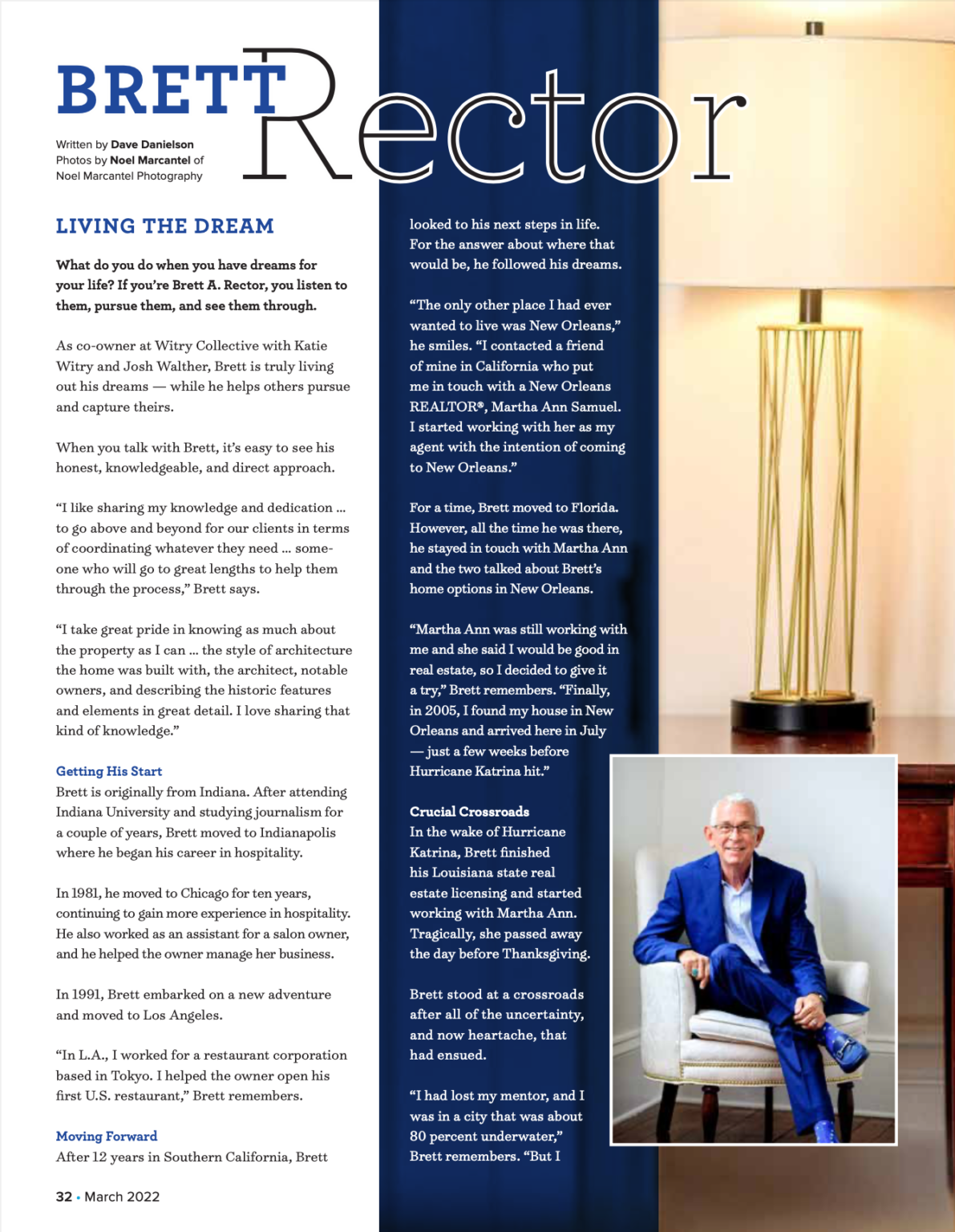 Brett Rector featured in New Orleans Real Producers Witry Collective New Orleans Real Estate