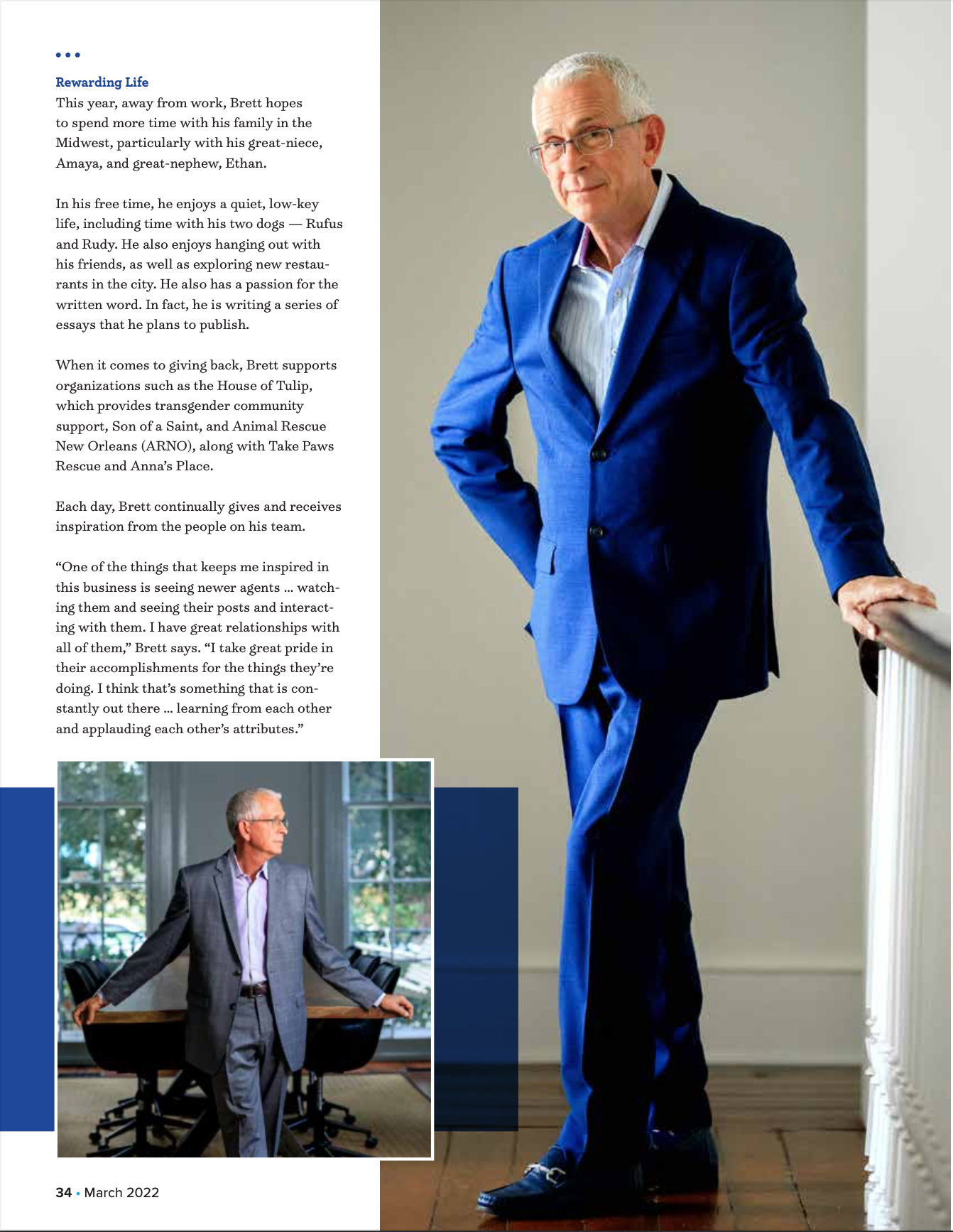 Brett Rector featured in New Orleans Real Producers Witry Collective New Orleans Real Estate