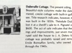 1818-20 Ursuline Duberalle Cottage Information Cropped