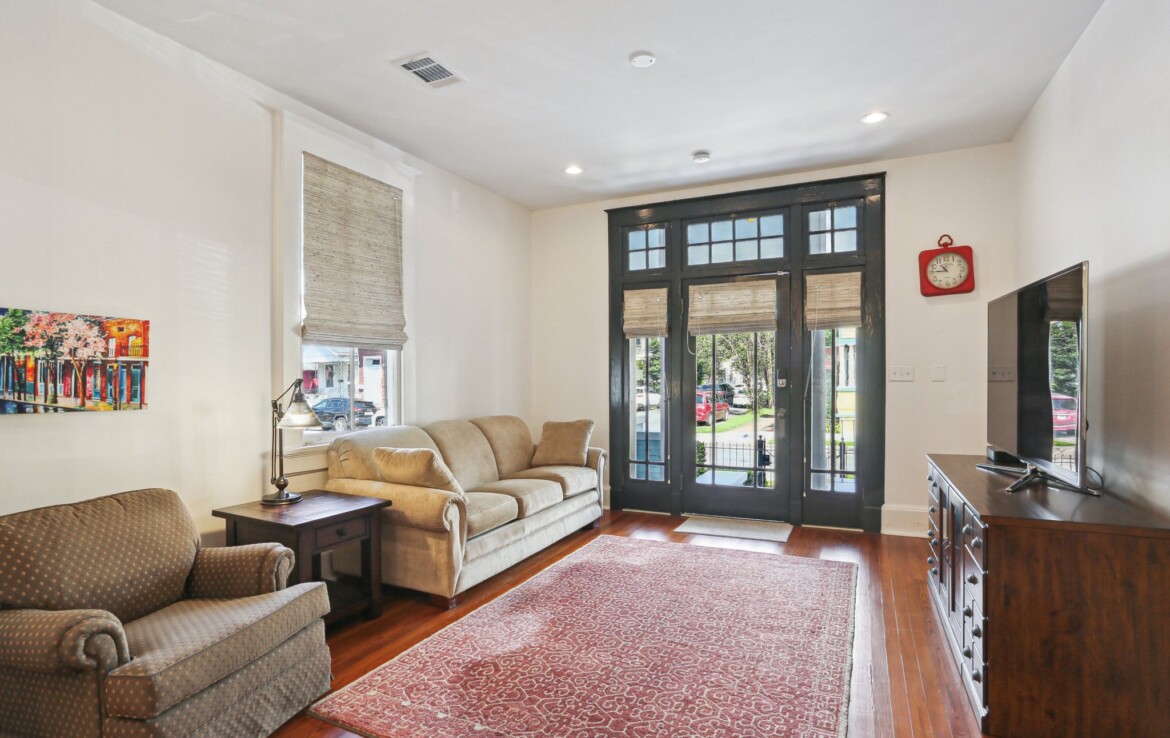 entry living room