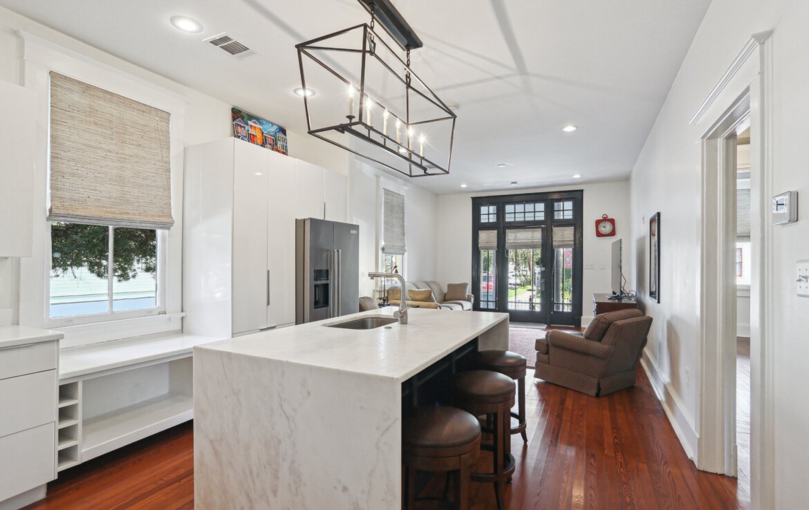 kitchen island close up