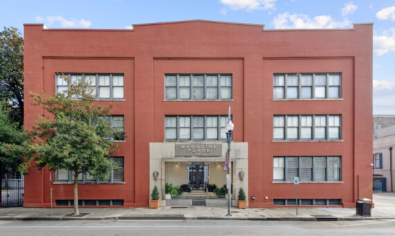 Facade of Magazine Place
