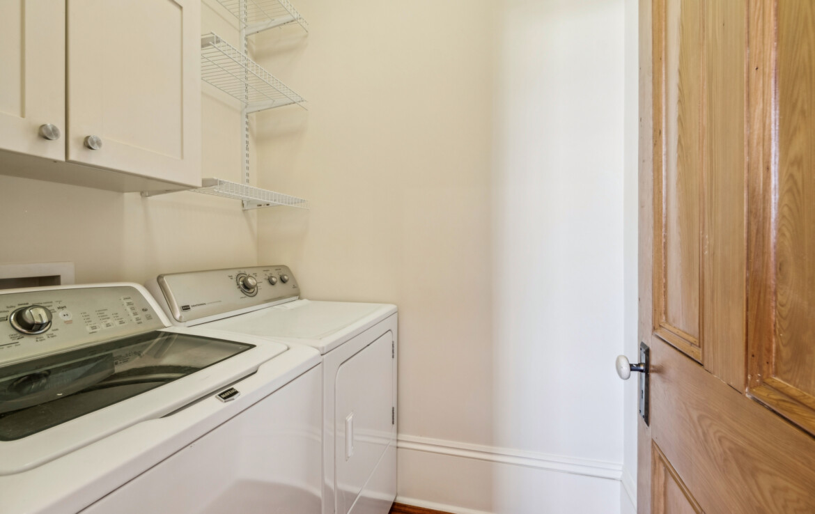 laundry room, washer and dryer