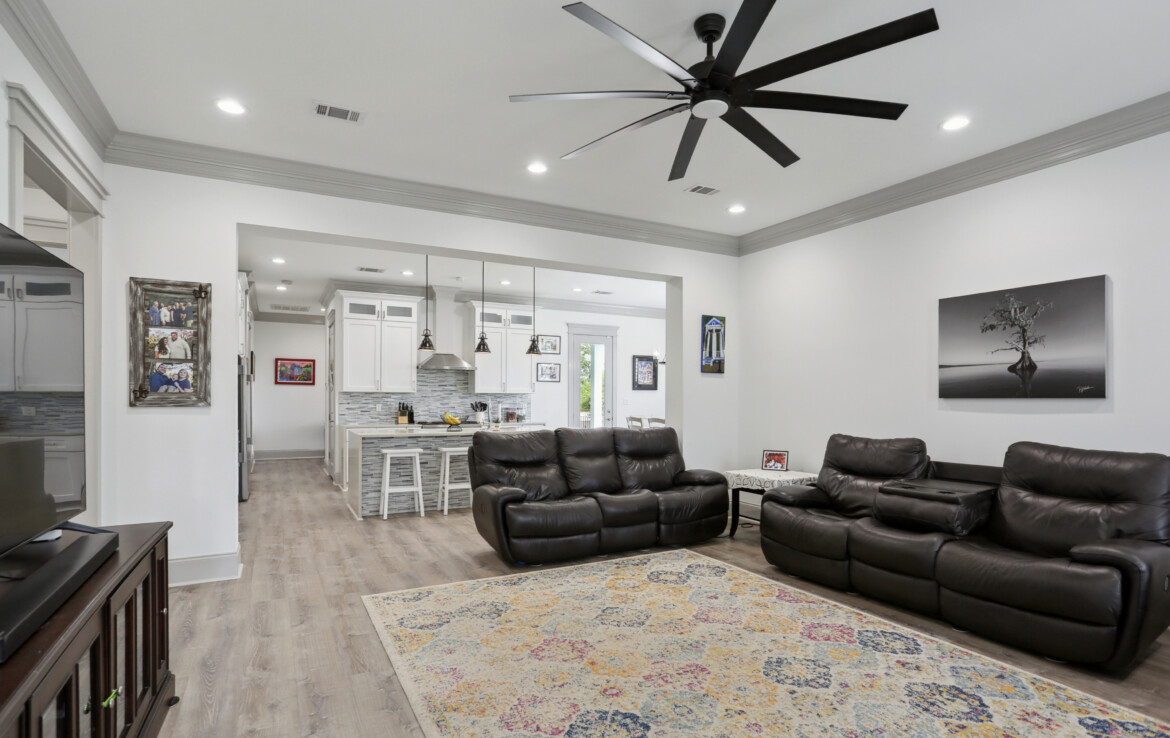 different angle of living room