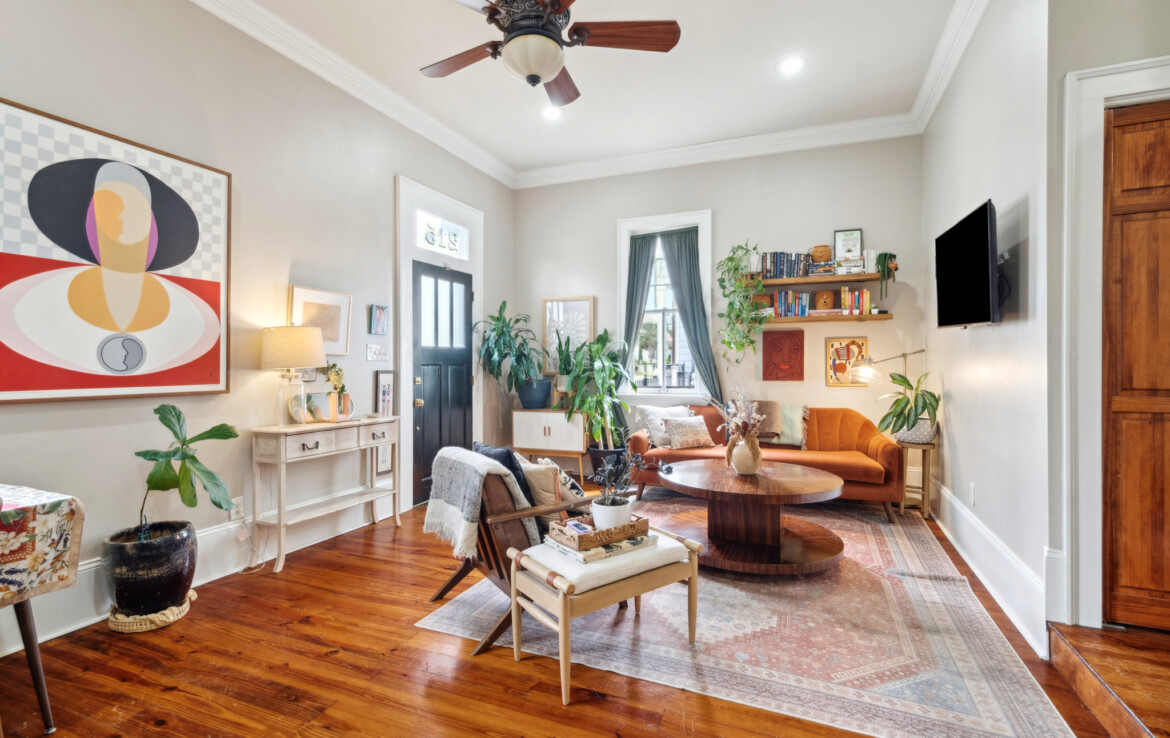 different view of living room