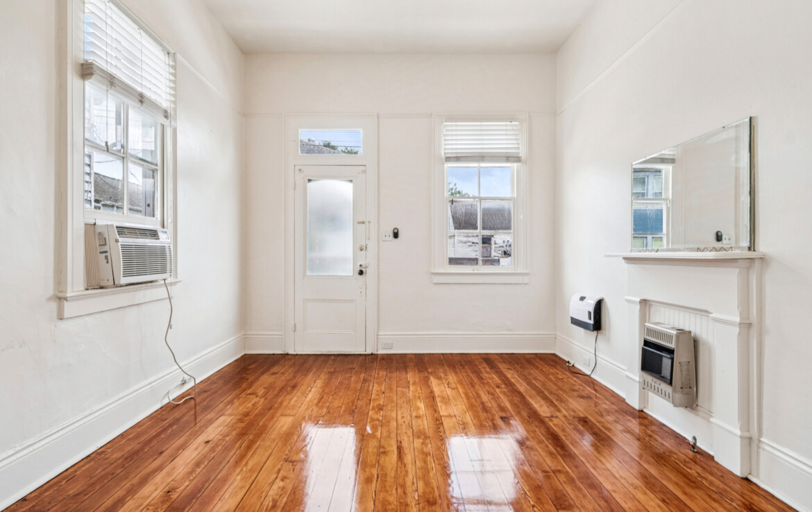 view of entryway from living room
