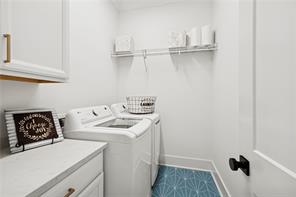 walk in laundry room