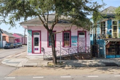 front view of bike shop